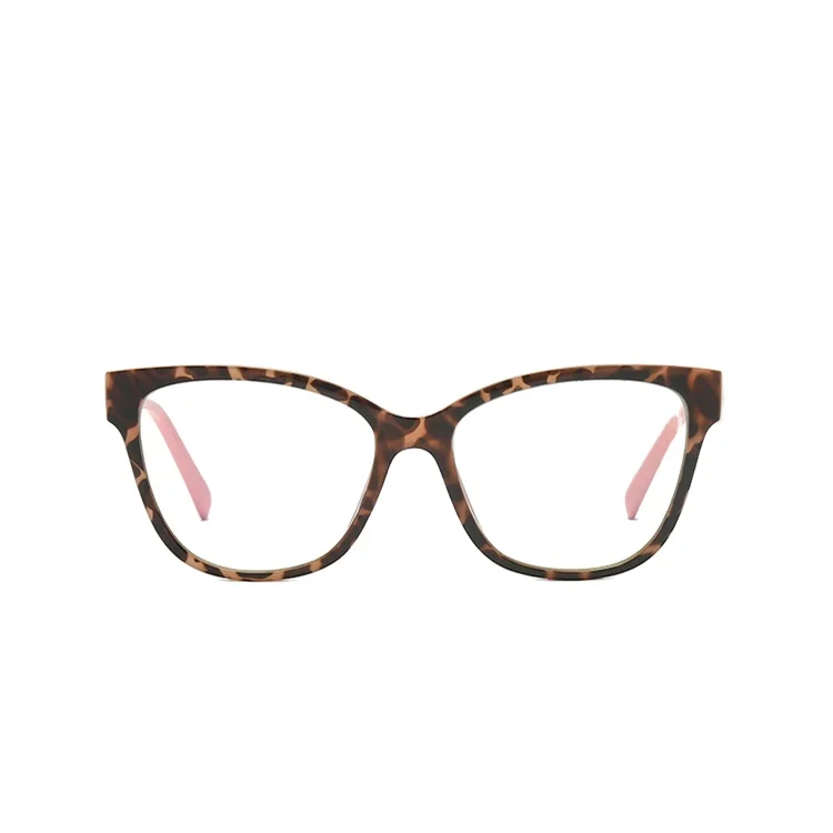 New Type Fashion Optical women sun glasses Anti-blue light Brown and Clear colors