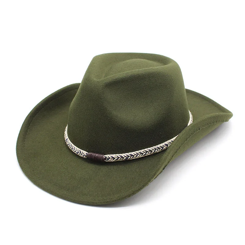 Wholesale 2023 New Women Men Wide Brim Retro Cowboy Hat