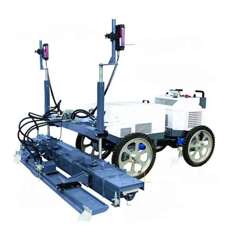 Factory supply 3KW Hand held Laser Leveling Machine Two Wheels Electric Laser Concrete Screeds
