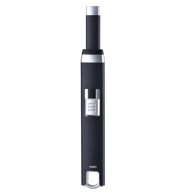 Custom Logo Portable Electric Pulse Lighter USB-C Rechargeable  Arc Plasma Flameless Candle Windproof Material