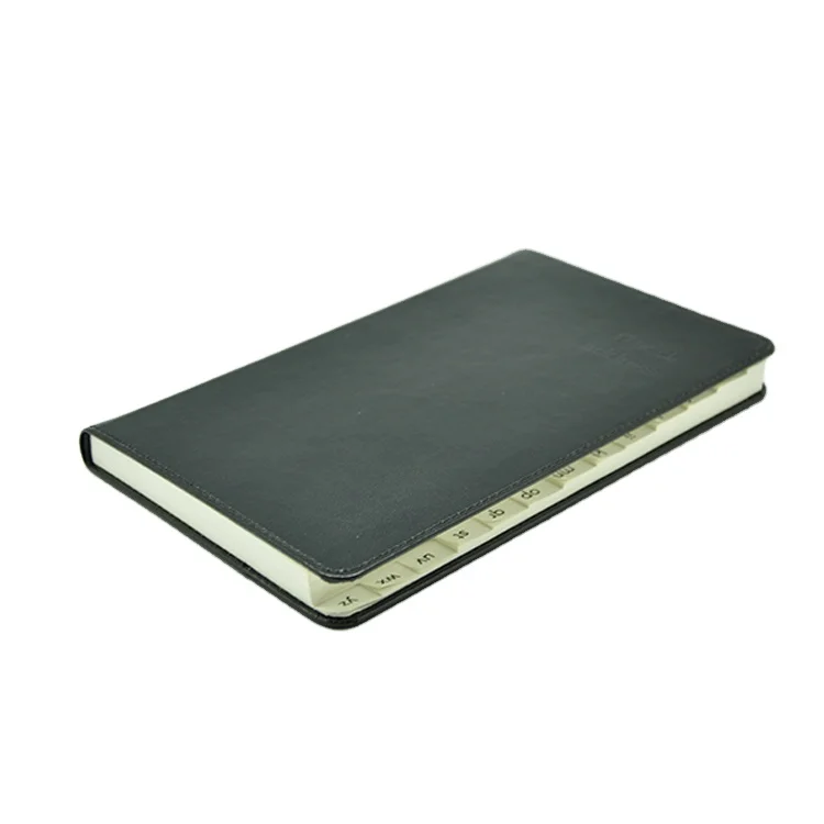 A5 Custom Hardcover Index Cut Notebook Abc Die Cut Notebook Tab Sheets Notebook