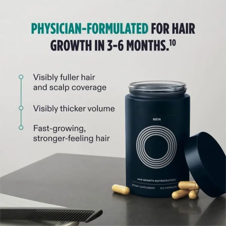 Amazon Hot Product Premium Hair Growth Capsules for Men Women Hair Growth Supplement for Thicker, Stronger Hair