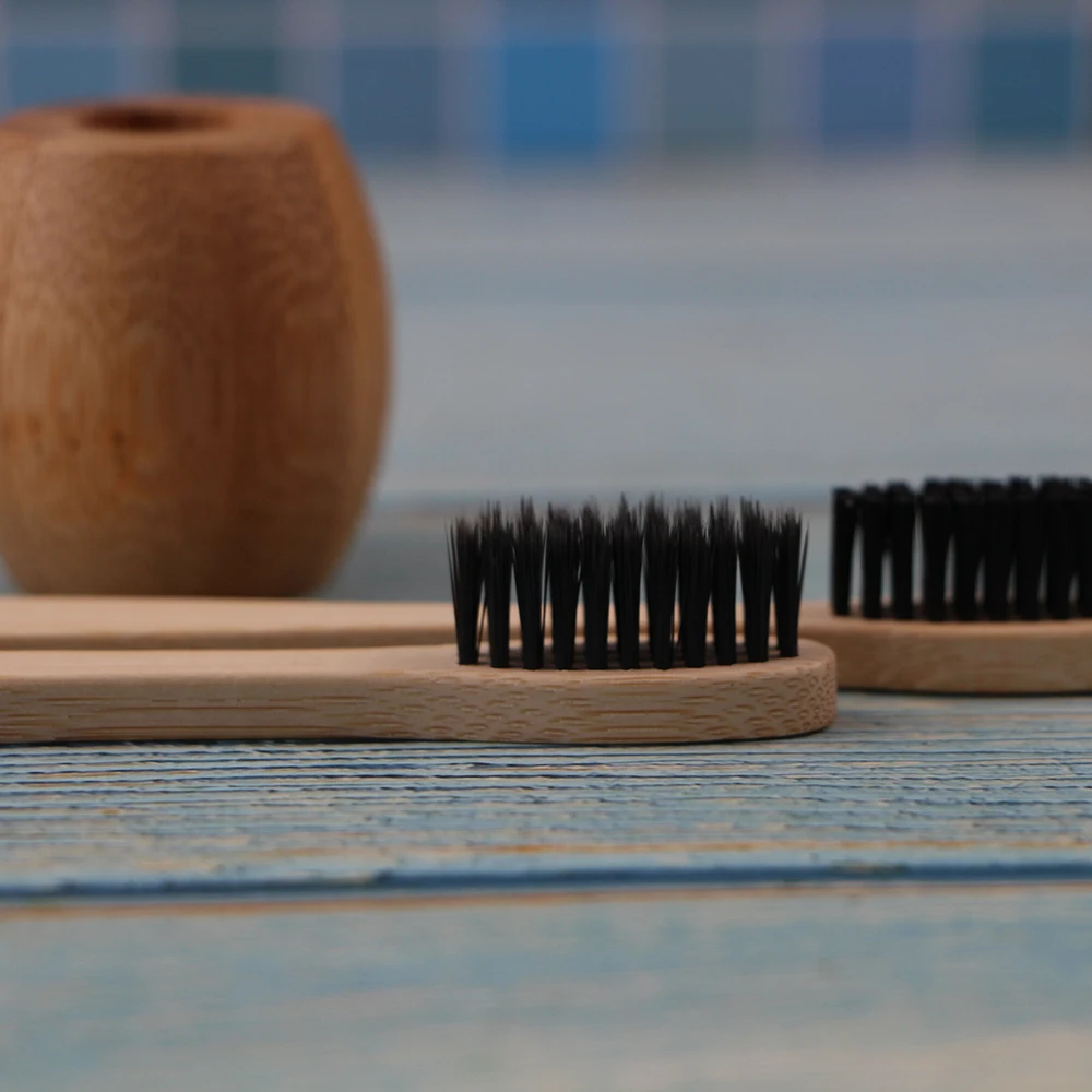Eco Friendly Adult Children Bamboo Tooth Brush Production Line Cheap Teeth Whitening Toothbrush With Charcoal Bristle