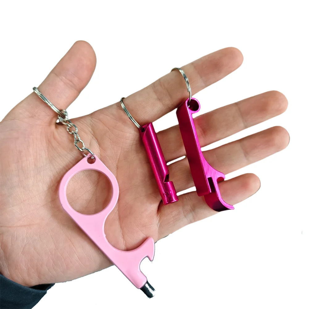 Boce Neoprene female self defense keychain accessories Anti-wolf personal safety self defense keychain set