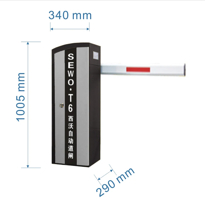 SEWO Competitive Intelligence Automatic Barrier Gate for Car Parking Highway Toll System