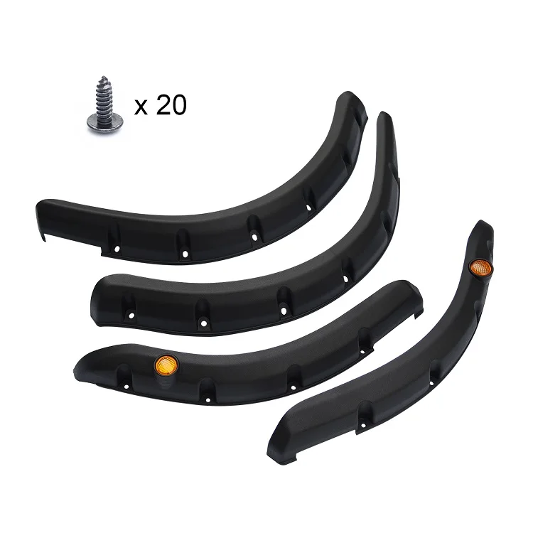 Golf Cart Reflector Fender Flares for Club Car DS  (Set of 4) Golf Cart Accessories