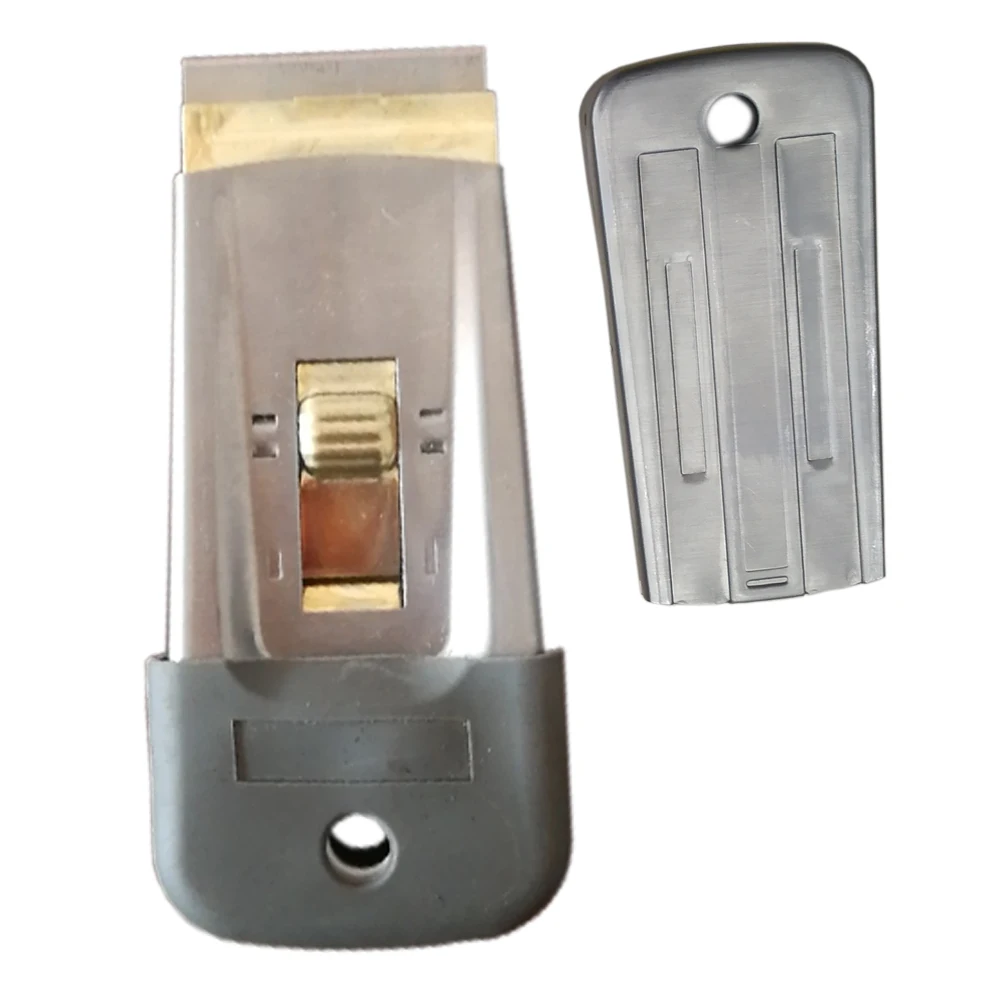 
TPR soft grip durable metal scraper for remove sticker glue stubborn stains. TPR any color can be made by pantone code. 