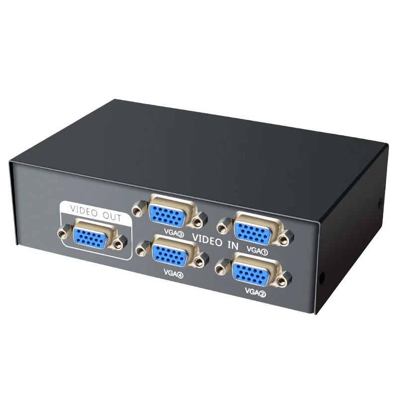 Factory wholesale 4 in 1 Out Laptop VGA Video Switcher For PS 3 4