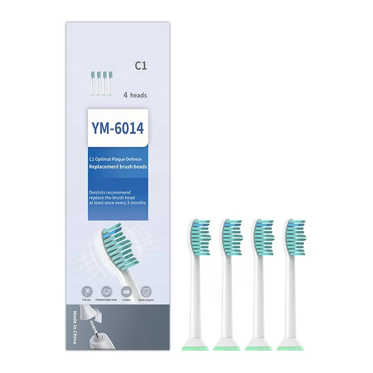 Wholesale Factory Direct Dupont Soft-Bristled Proresults C1 Hx 6014 Toothbrush Heads For Philps