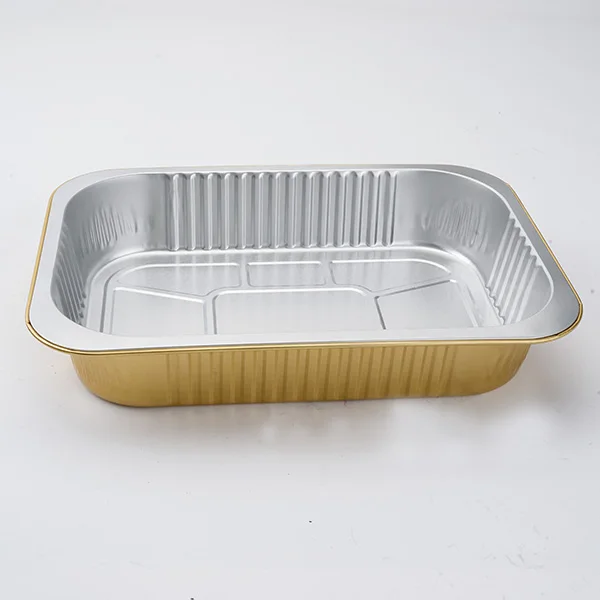 3500ml New Food Grade Disposable Tin Foil Baking Pan Aluminum Foil Tableware Fast Food Container