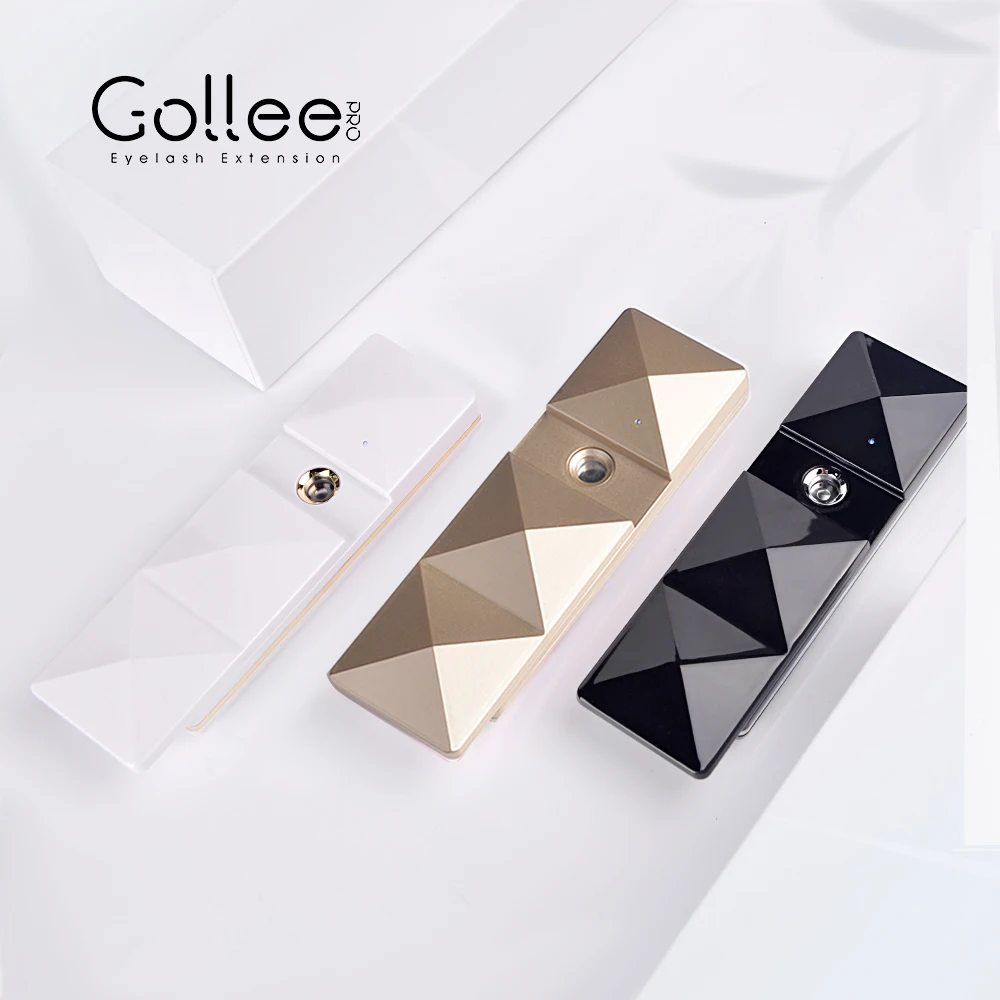 Gollee распылитель с логотипом золотистый увлажнитель для лица розовый наращивания ресниц удобный мини-распылитель Nano