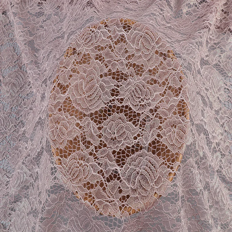 Embracing green living, 2024 Spring High-End Lace Fabric crafted from eco-friendly materials showcasing natural beauty