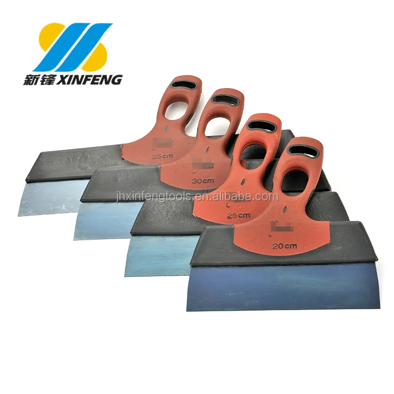 200-350mm steel putty knife  with double color TPR handle