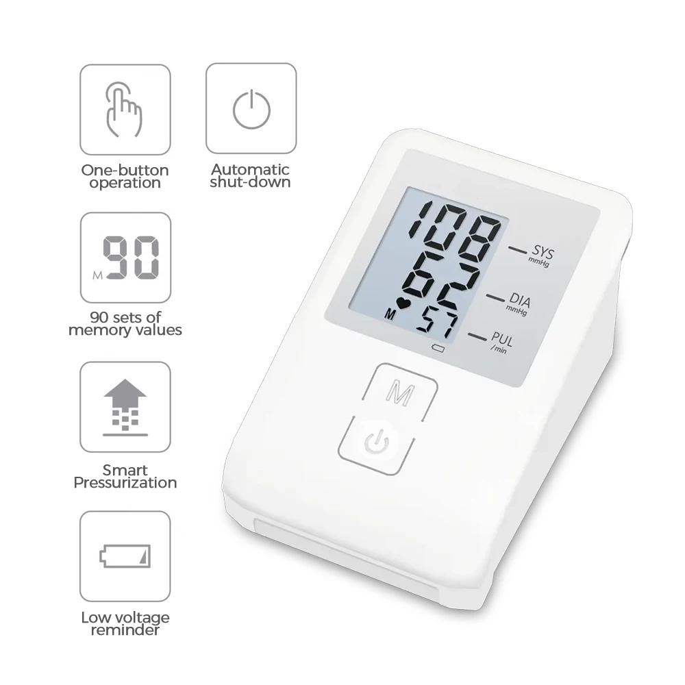 BP Apparatus Digital Blood Pessure Monitor Electronic Arm Tensiometer for home use