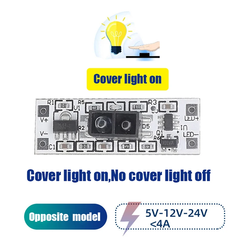 3.7V DC Pir 12V 3-10CM 5A Inductive Proximity Closet Cabinet Switch Electronic Sensors Smart Motion Sensor Switch