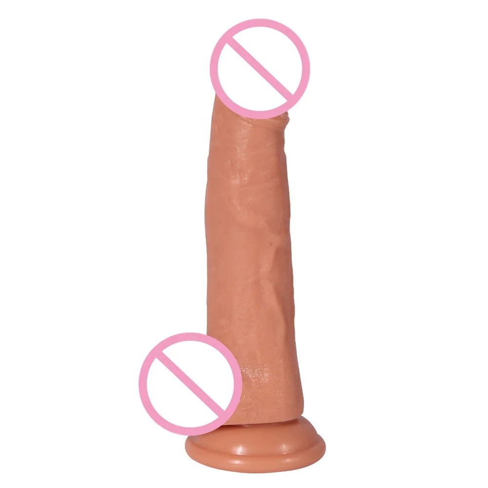 Adult 8.27inches Realistic Thick Grandes Silicone Artificial Realistic Penis Sex Toy Dildos for Women Lady Masturbating Sex Toys