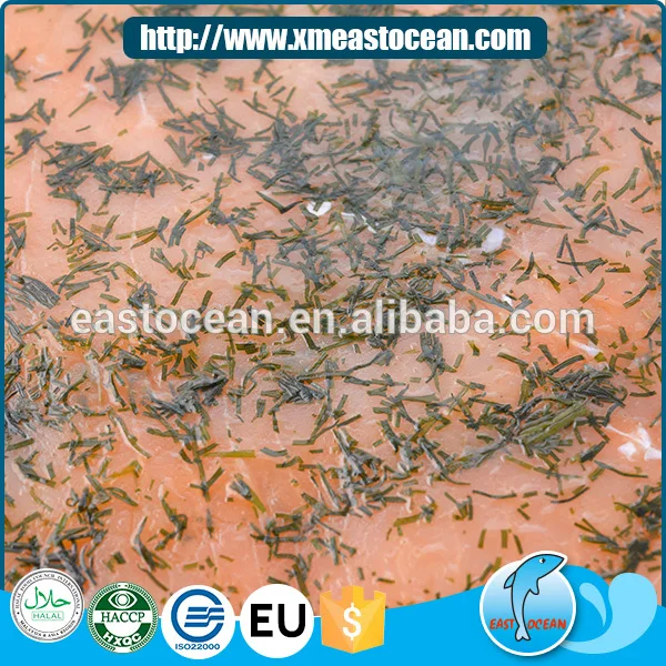 New item smoked salmon with vanilla delicious salmon offcuts