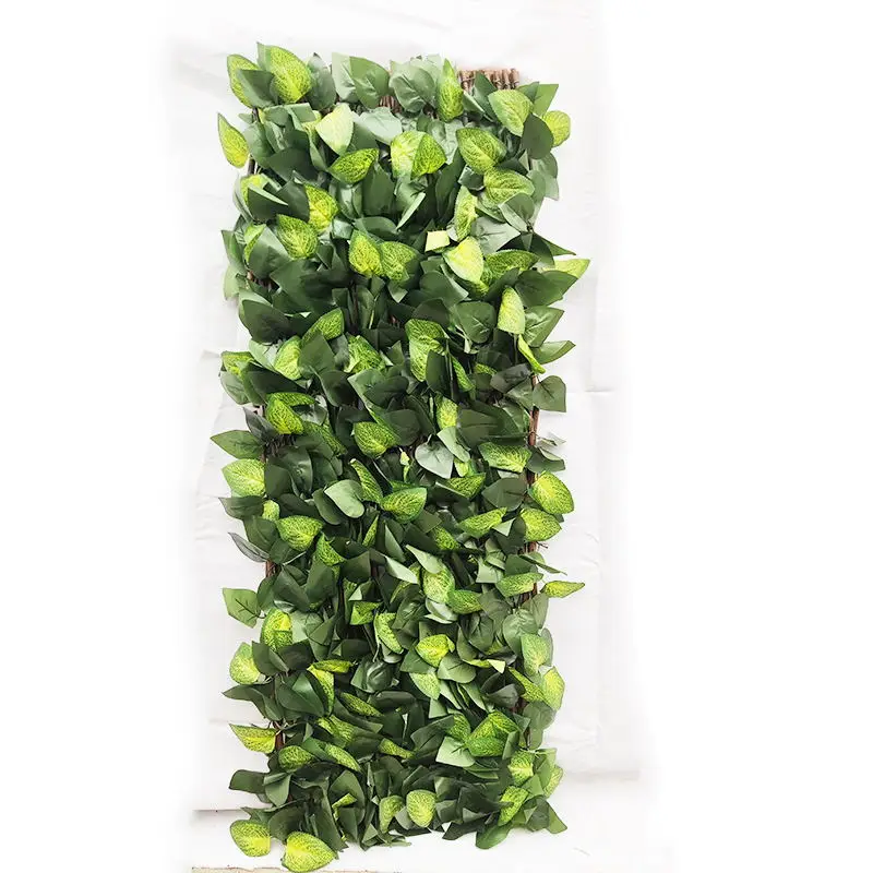 Garden Artificial Screening Expanding Trellis Wall Fence Privacy Ivy Leave