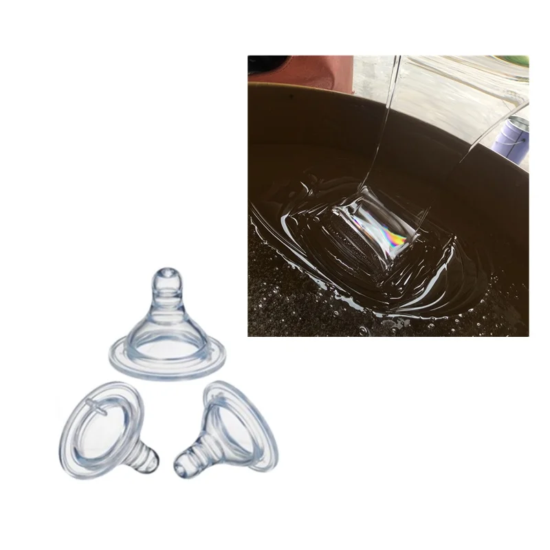 Tear Resistance Injection Molding LSR Liquid Silicone Rubber for Baby Supplies