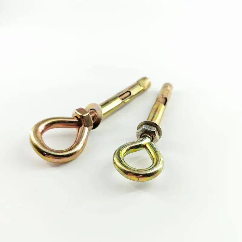 Stainless Steel Decorative Hanger Bolt Eye Expansion Screws Hook Black Oxide Finish Plain M8 M10 M14 Box Customizable