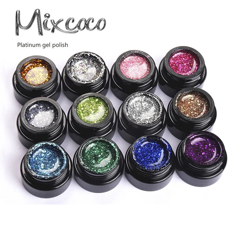 Mixcoco популярный в США Гель-лак Платиновый гель для