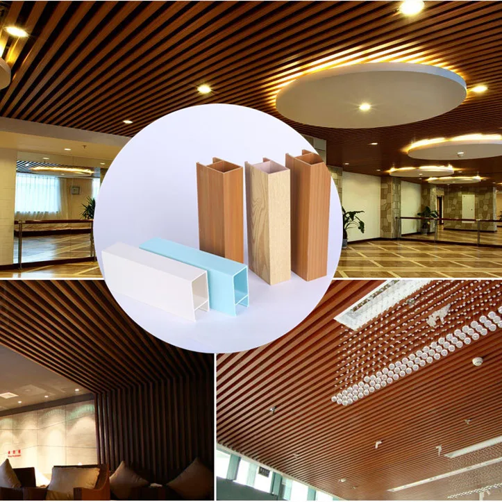 WPC Indoor Decorative Suspended Ceiling Panel, PVC False Ceiling Panel Design for living room/bathroom