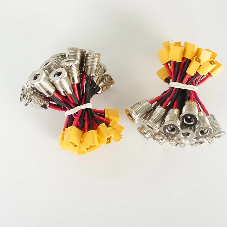 Factory Price Custom Cable Assembly Custom Cable DC 5521 to XT60 Male to Female Wiring Harness for Electric Scooters