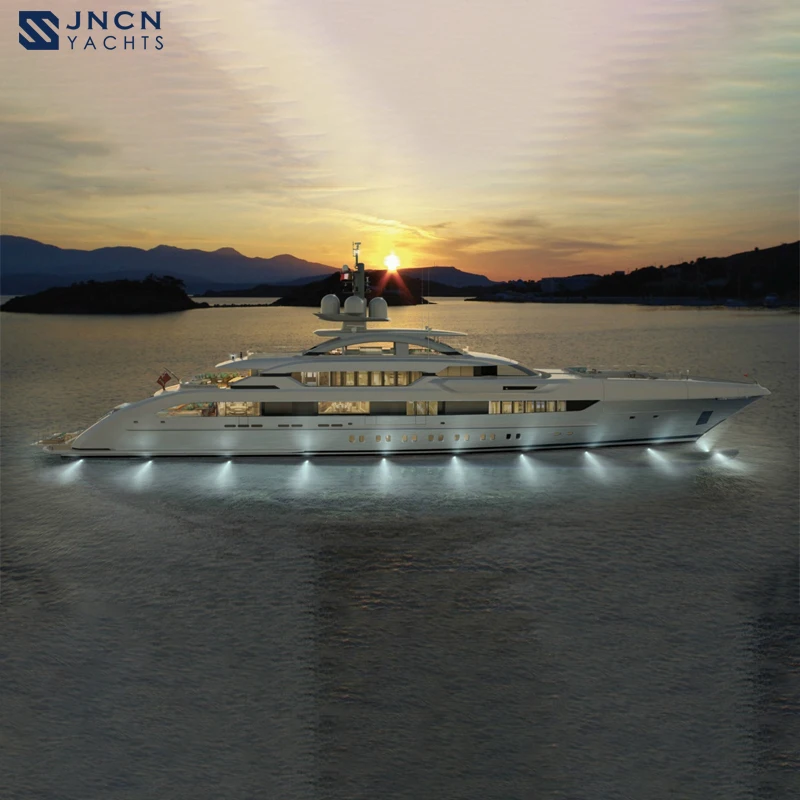 
JNCN 230 ft Fiberglass Hull Material Luxury Yacht Made in China with Stern Drive Engine 