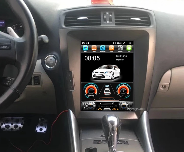 Автомобильный радиоприемник ZOYOSKII Android Gps для Lexus Is Is250 Is300 Is350 с вертикальным экраном в стиле Тесла Мультимедийный проигрыватель навигацией