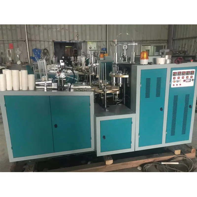 Pneumatic paper cup making machine