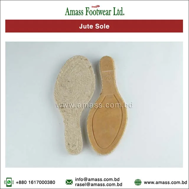 Top Manufacturer of Highest Grade Wholesale Selling Handmade Jute Material Soles for Bulk Buyers