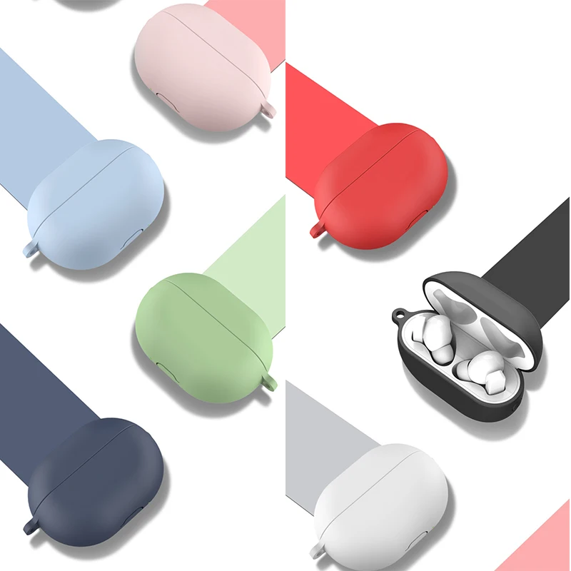  Силиконовые чехлы BOORUI для наушников huawei freebuds pro защитный чехол с крючком