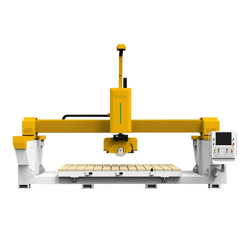 Stone Cnc Router 5 Axis Bridge Saw 3d Machine Cnc 5 Axis Stone Cutting and Engraving Machine for Marble Granite