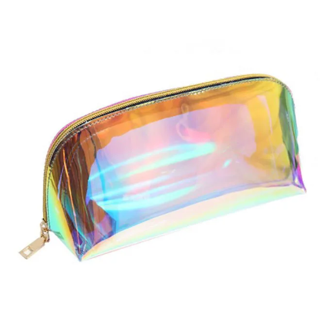 Factory Price Customer Clear Waterproof TPU Packing Pouch Zipper Cosmetic Makeup Bag
