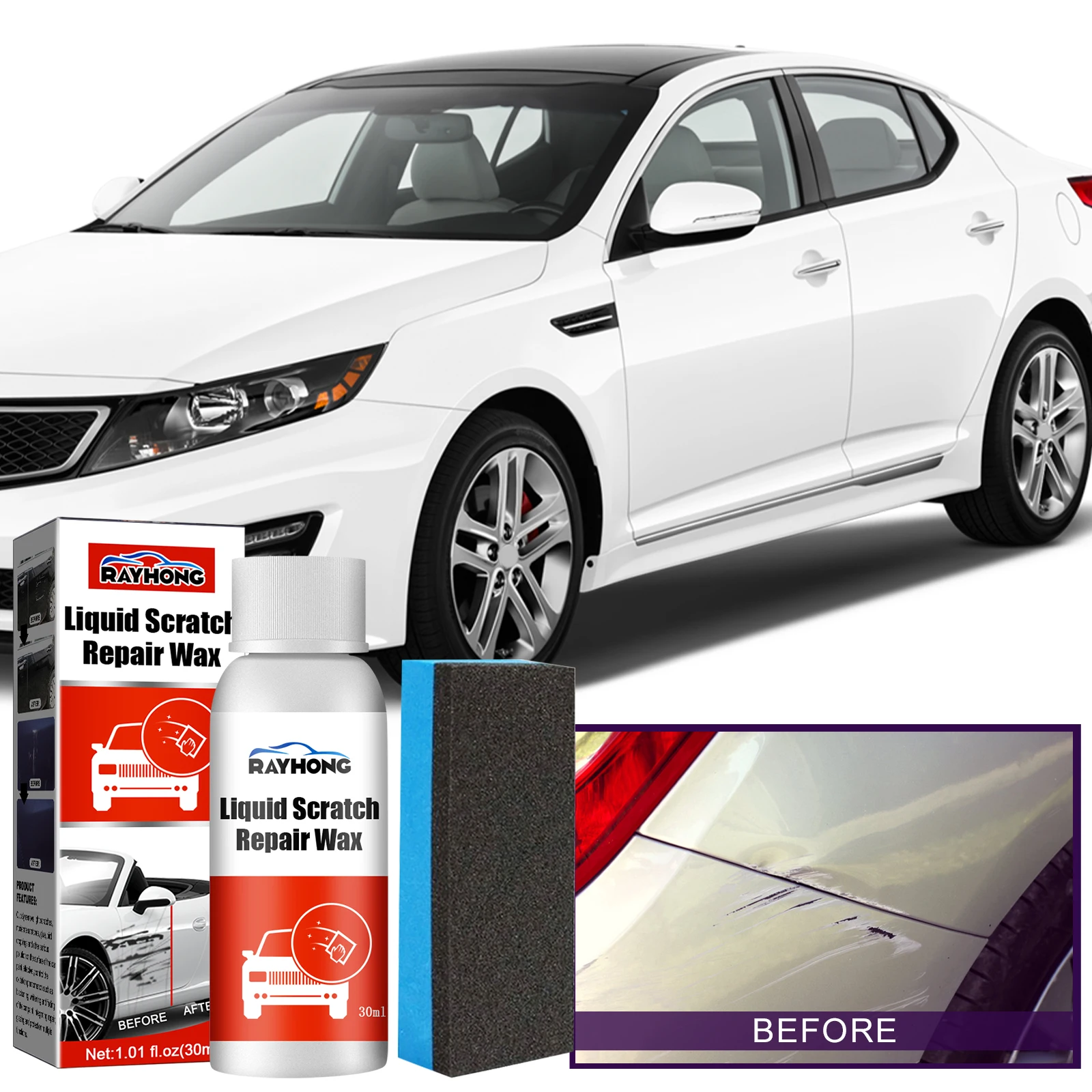 Sustainable OEM Car Scratch and Swirl Remover Auto Repair Tool Anti Scratch Car Accessories Car Scratches Repair Polishing Wax