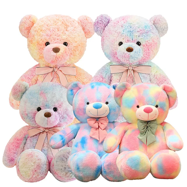Lying Down Bear Plush Pillow Sofa Home Dolls Gift for Kids Stuffed Animal Teddy Bear Plush Toys Pillow Hot Selling Cute