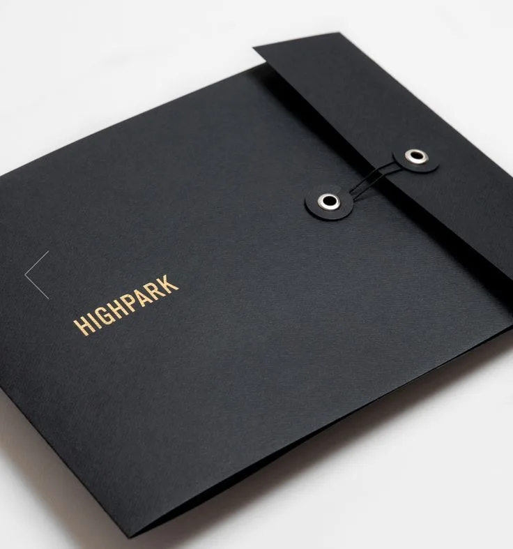 Recyclable Pearl Paper Packaging Envelopes Blank String Tie Kraft Wallet Envelope for Business or Gift Use