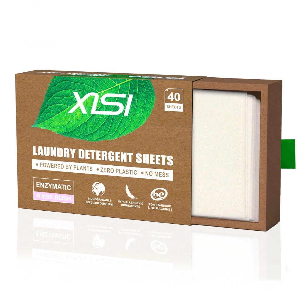 Washing Laundry Sheets Laundry Detergent Tablets Eco Friendly Laundry Detergent sheets Paper