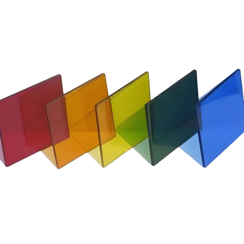 Wholesale  Tinted Coating Flat Glass Sheet Reflective Colored Coated Float Glass for Building Solar & Industrial Decoration Uses