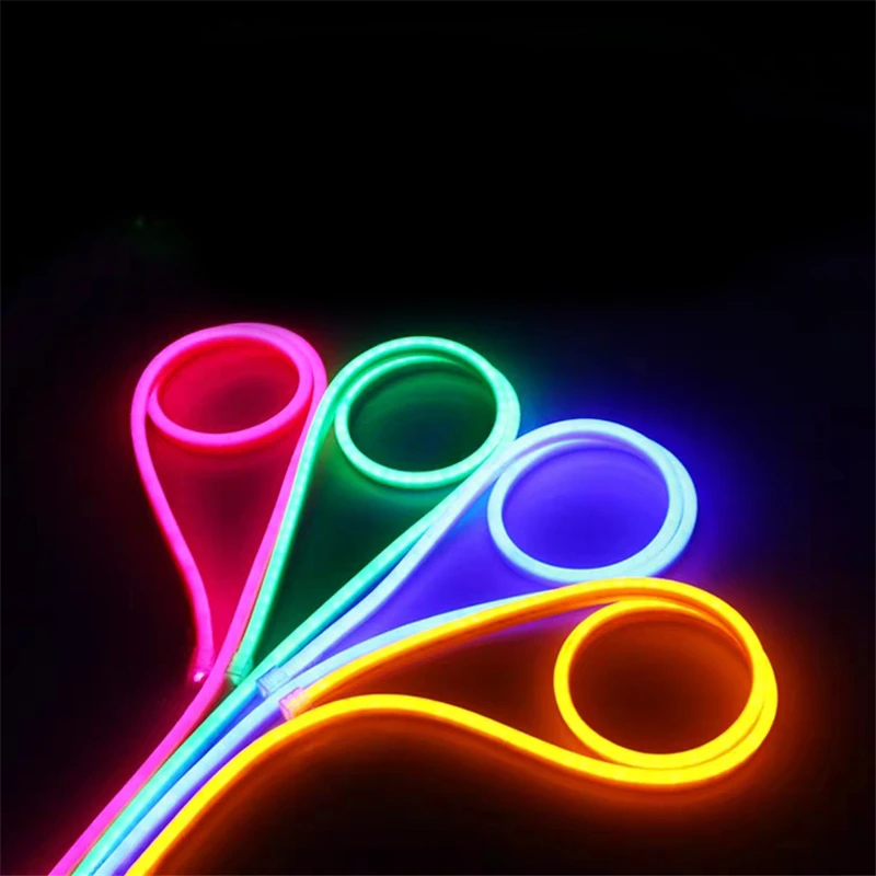 Mini neon flex Waterproof Silicone Tube Small LED Neon Light Custom Strip neon flex 360 For Wall Hanging