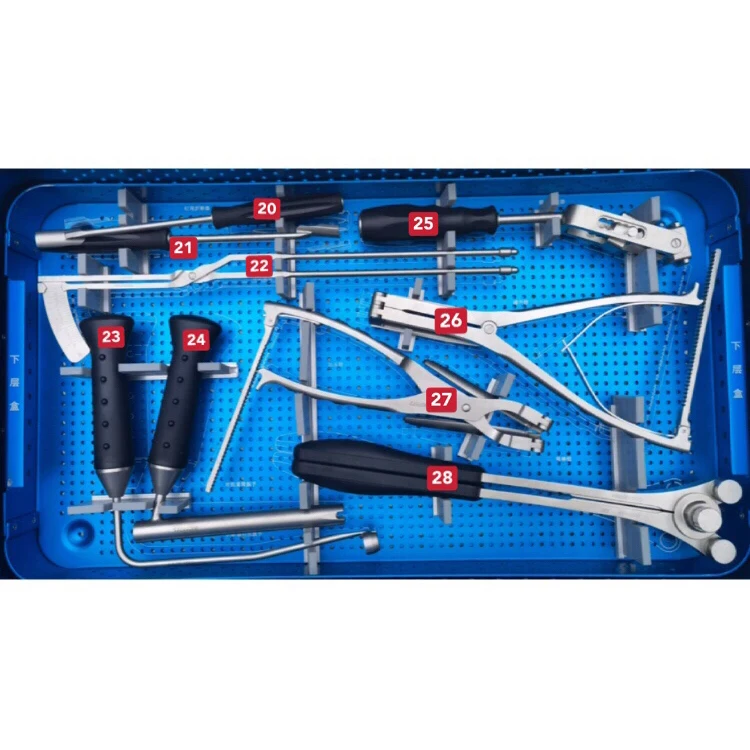 Thoracolumbar posterior nail rod minimally invasive special equipment Measuring plate set Dilator for Tap set