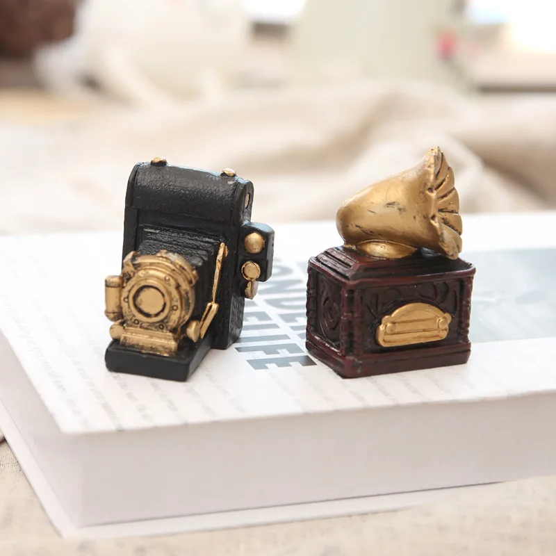 Retro room living room decoration decoration bar shop cafe home resin decoration crafts