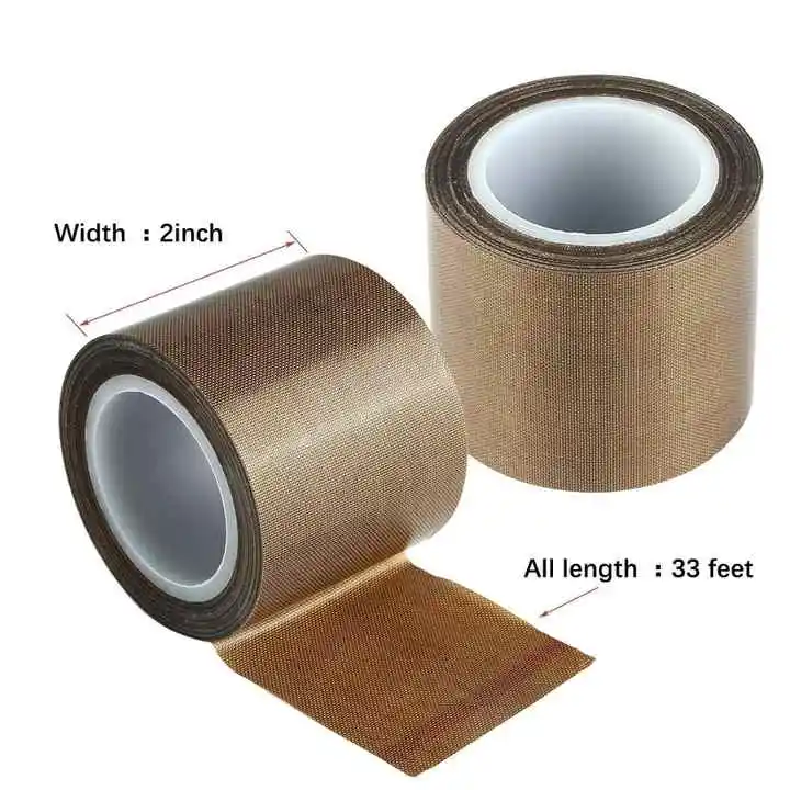 0.18mm Thickness Quality Heat Resistant Insulation PTFE Coating Fiberglass Self Adhesive Tefloning Tape