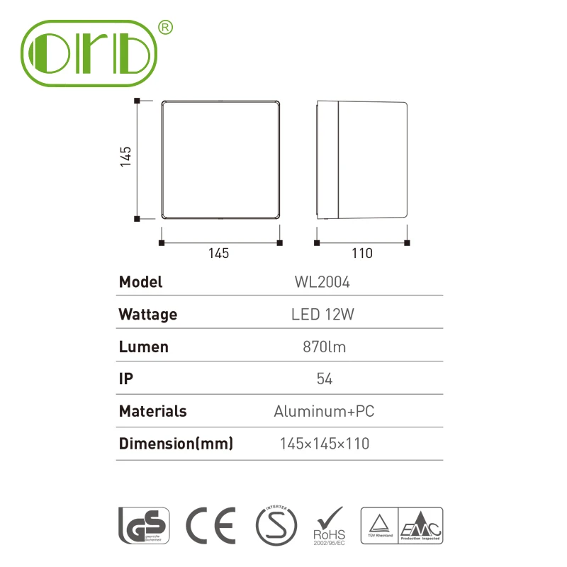 Zhongshan factory sales modern garden outdoor waterproof wall light outside wall lights lamp