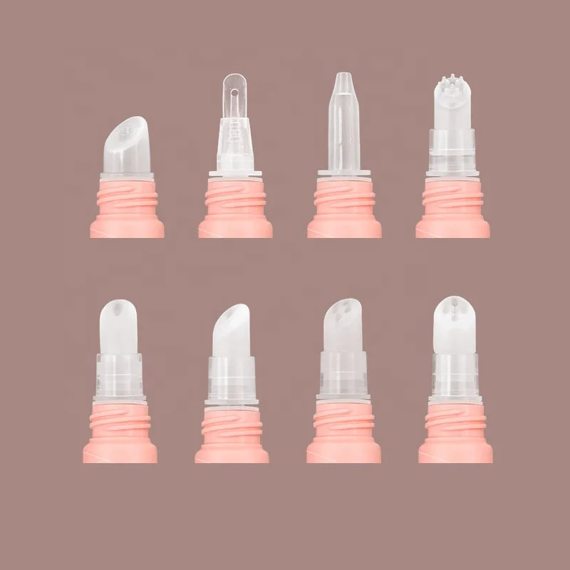 10ml Dia16 Custom Soft Touch Silicone Applicator Lip Balm Or Eye Care PE Squeeze Tube