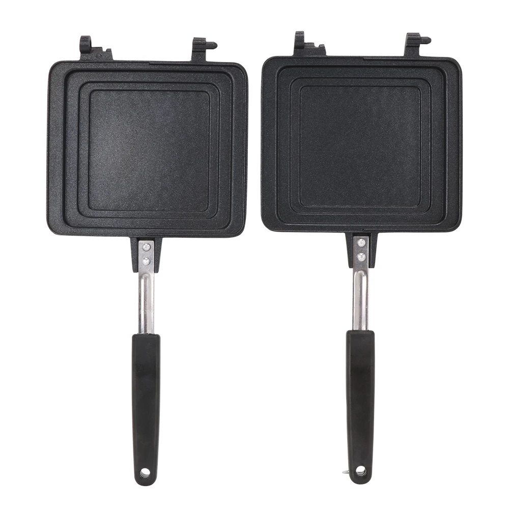 Aluminium Alloy Toster Grill Sandwich Maker Handle Press Nonstick Breakfas Toaster Sandwich Maker