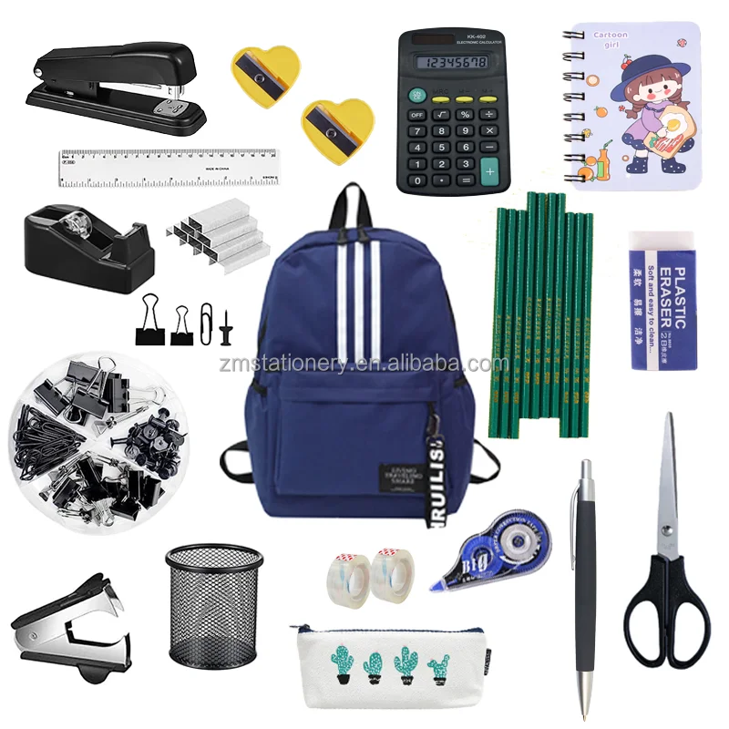 Hot selling School Items Stationery customized high quality office stationery Gift set