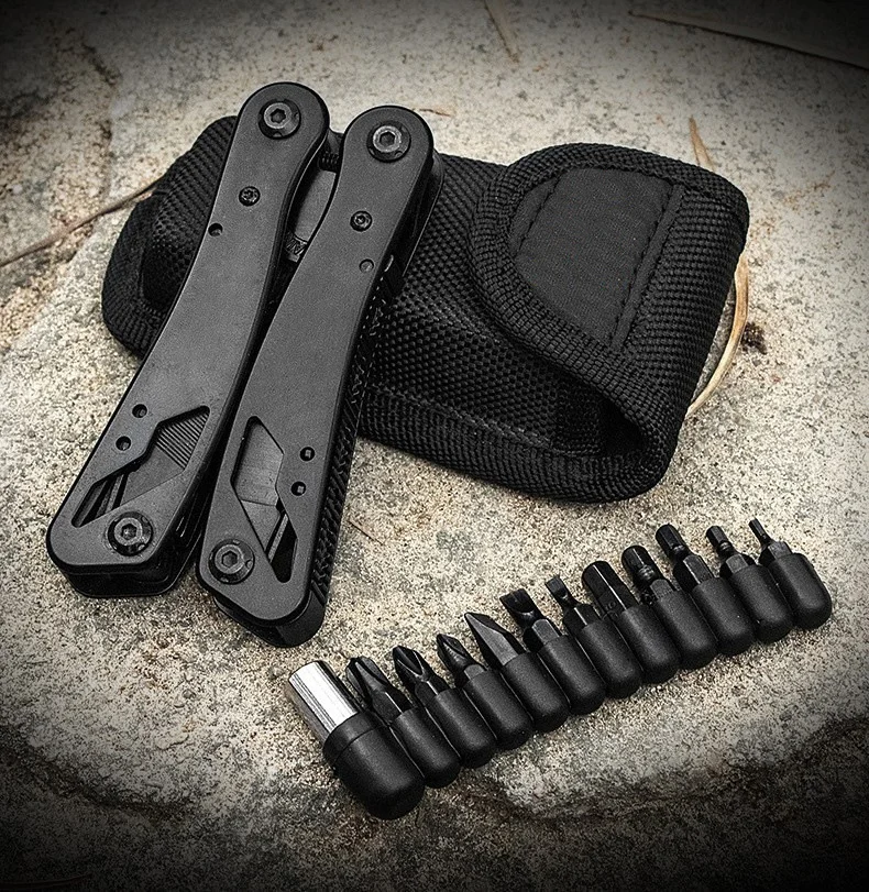 Hot Sale Multi Tool Stainless Steel Pliers Wire Stripper Knife Screwdriver Bottle Opener Pocket Multitool Folding Outdoor Pliers