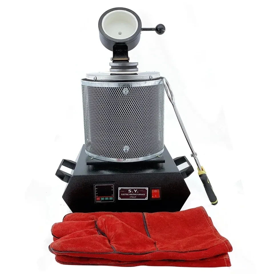 Мини 1/2/3 кг плавильной печи плавления индукции для золота