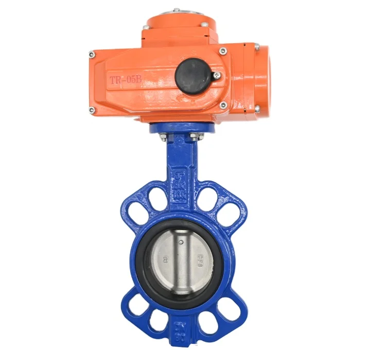 JTAIV Low Price Dn40-Dn300 Regulating Type Cast Iron Motorized Butterfly Valve With Electric Actuator